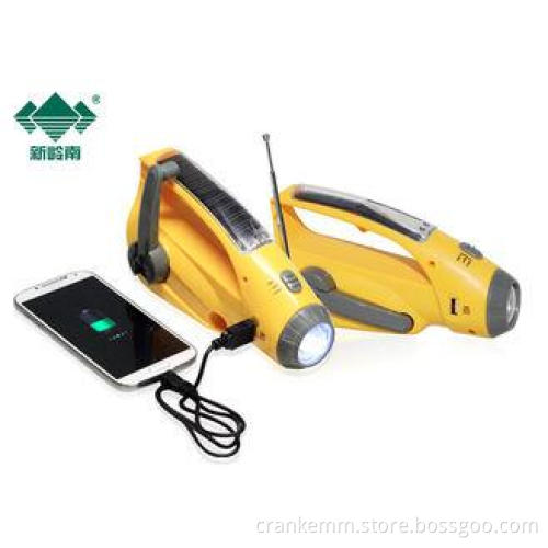 Handheld Emergency AM / FM Weather Radio With Led Flashligh